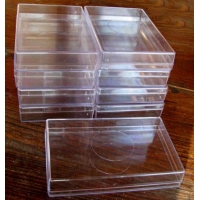 Plastic Box Size 4 Medium Flat. Carton of 9