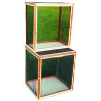 FLAT-PACK WOODEN & NETTING CAGE