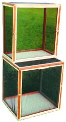 FLAT-PACK WOODEN & NETTING CAGE